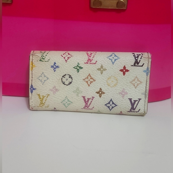 Louis Vuitton Murakami Multicolor Key Holder Key ring Case - Picture 2 of 4